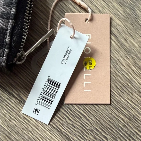 Black and Gray Geometric Clutch Wristlet - Picture 7 of 8